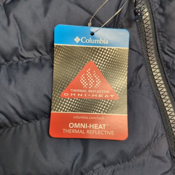 Columbia Men's Powder Lite II Insulated Puffer Vest Navy Blue Size M - Picture 8 of 11